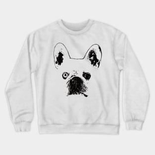 French Bulldog Face Crewneck Sweatshirt